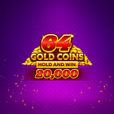 Booming Games 64 Gold Coins Hold and Win 20,000