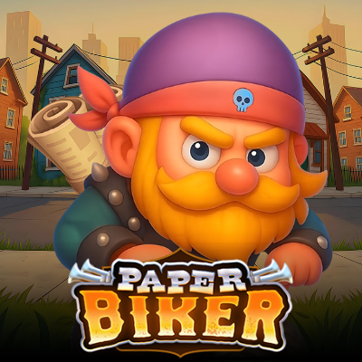 Hacksaw Gaming Paper Biker