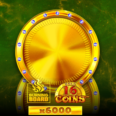 Wazdan 16 Coins Gold Burning Board