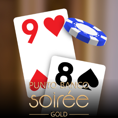 Playtech Punto Banco Soirée Gold Live
