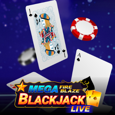 Playtech Mega Fire Blaze Blackjack Live